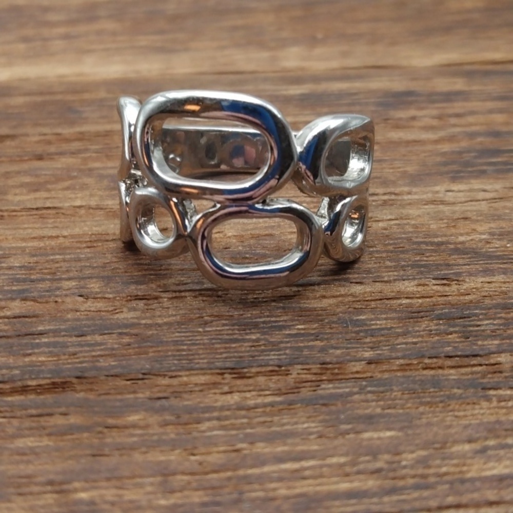 Solid sterling silver supreme jewelers designer‎ ring size 8